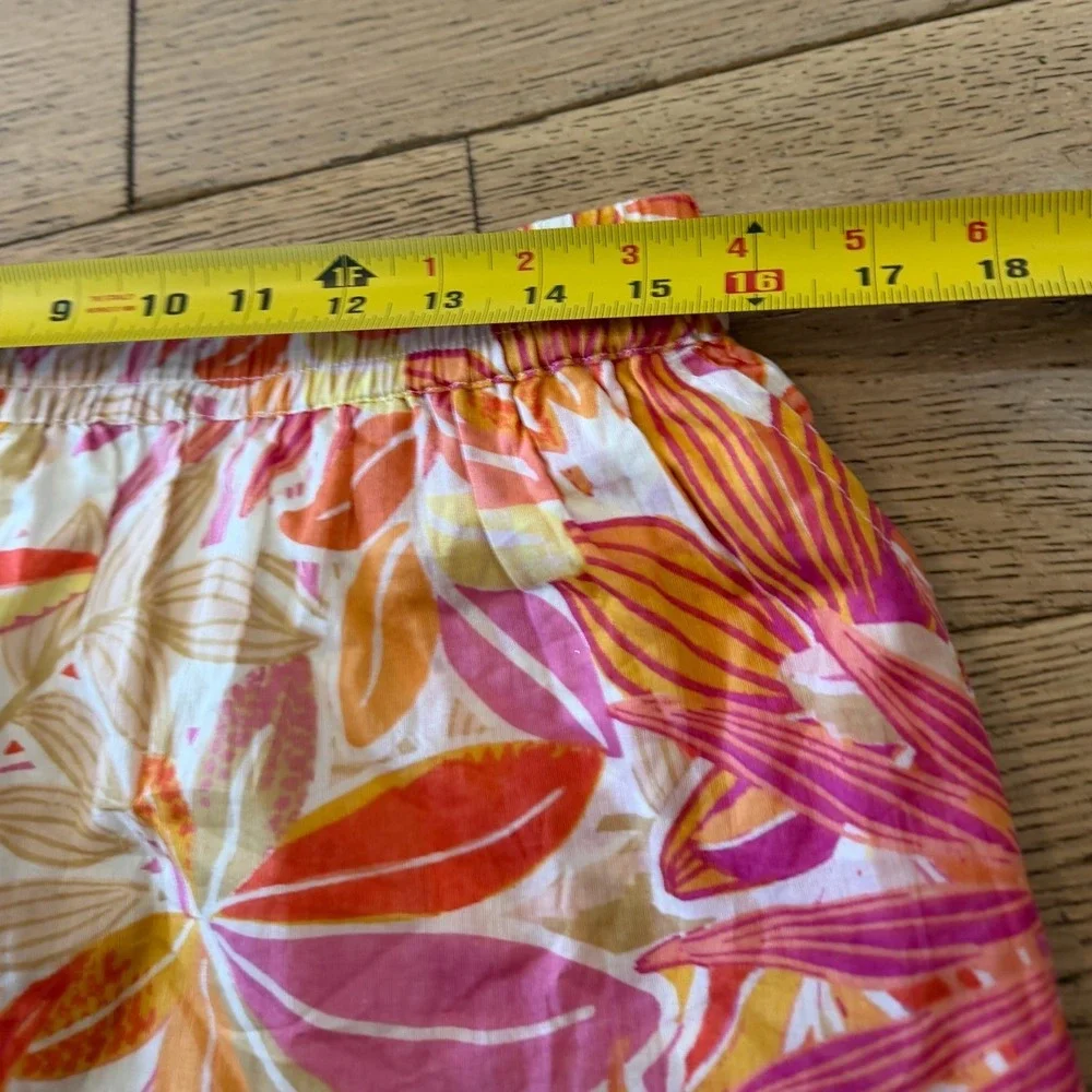 C&C California Tropical Skirt Set L & XL Pink Orange Boho Summer (2118)‎